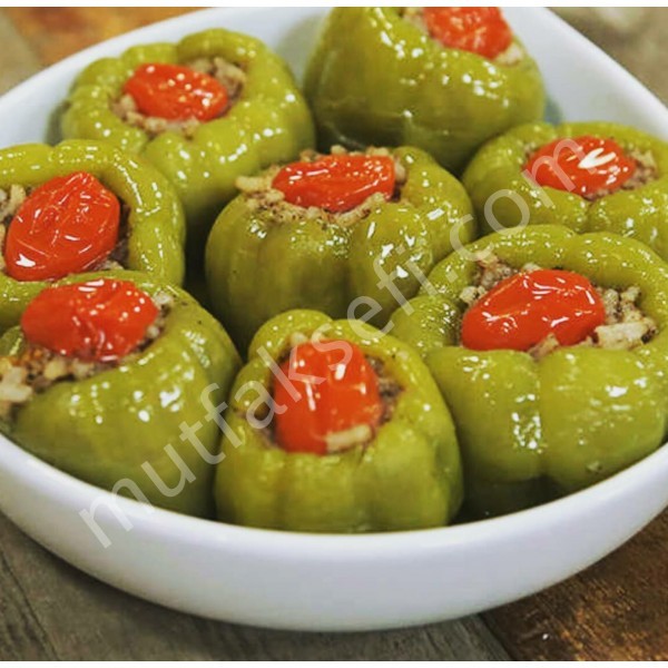 Zeytinyağlı biber dolma