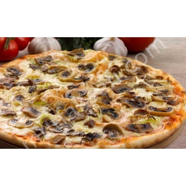 Lavaşlı mantarlı pizza