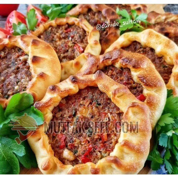 Ağzı açık, pide, etli ekmek