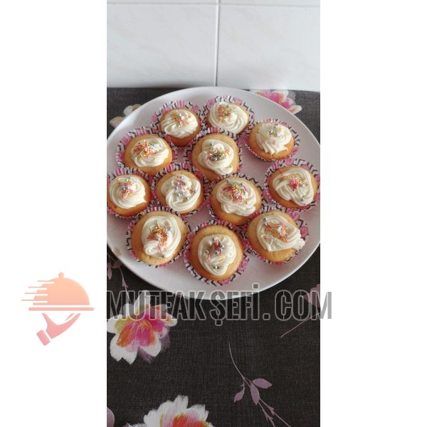 Çeşitli Renkli Cupcake (Adet)